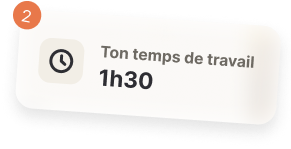Temps de travail : 1 h 30